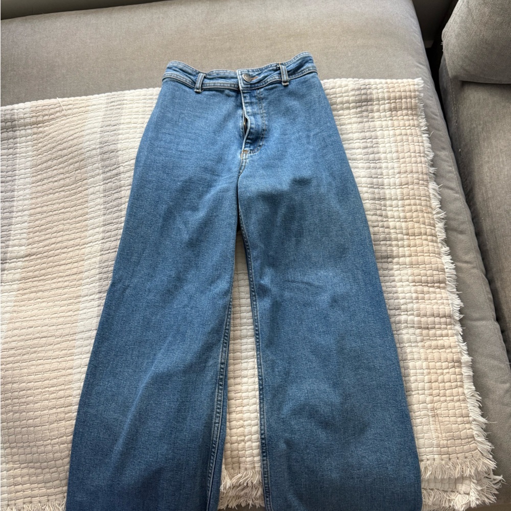 Zara Women's High Rise Jeans - Blue